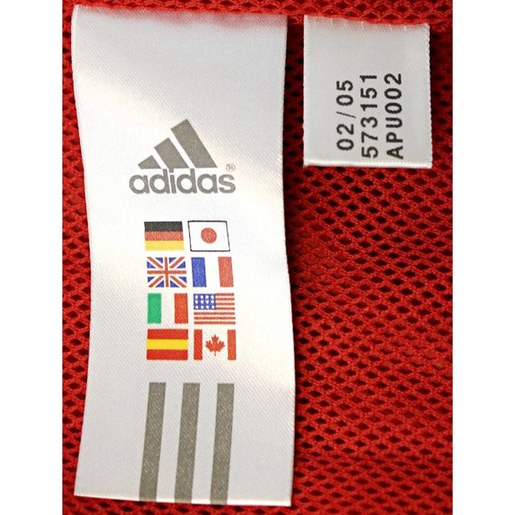 Adidas Men XL 2005 FIFA World Cup Trophy Tour By CocaCola Red Windbreaker Jacket - Picture 13 of 14